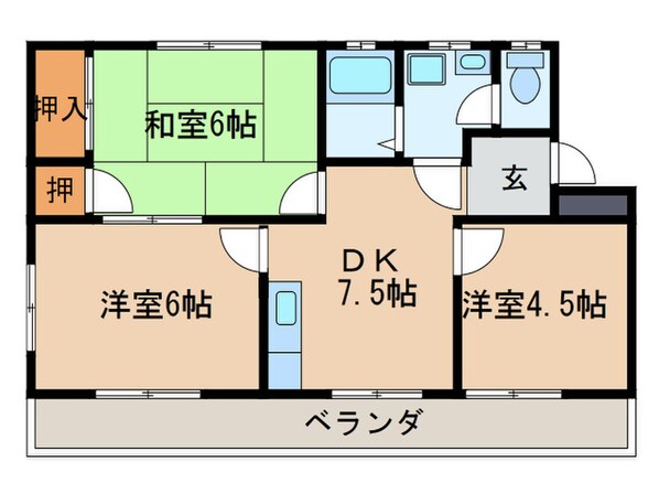 プレアール江南Ⅰの物件間取画像